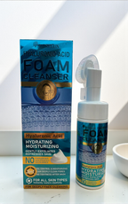 LuxeLux Hyaluronic Acid Arctisztító Hab Kefével 150ml