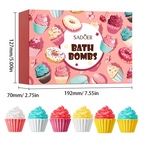 Sadoer Muffin Fürdőbomba Ajándék csomag 6db