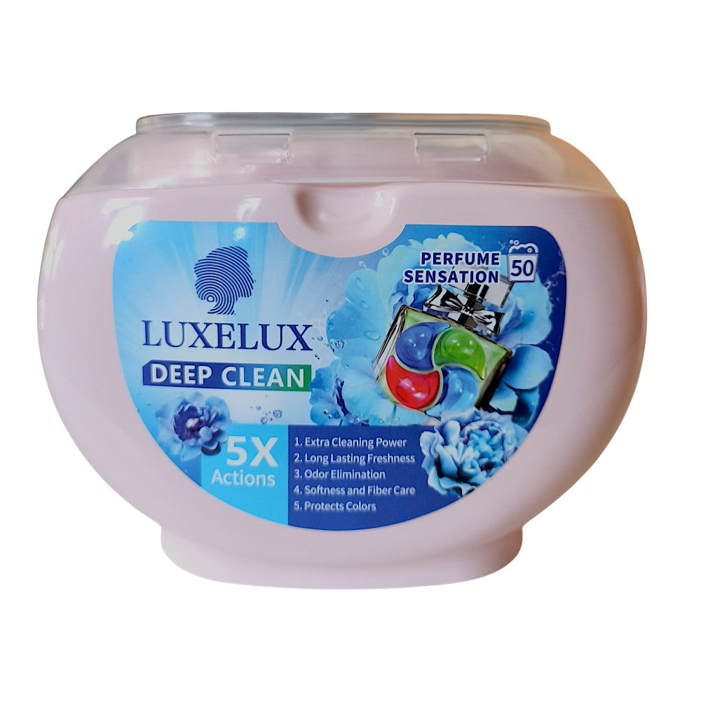 Luxelux 5in1 Blue Clean Prémium Mosókapszula, 50db