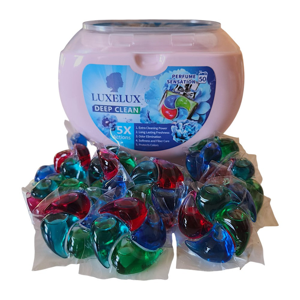 Luxelux 5in1 Blue Clean Prémium Mosókapszula, 50db