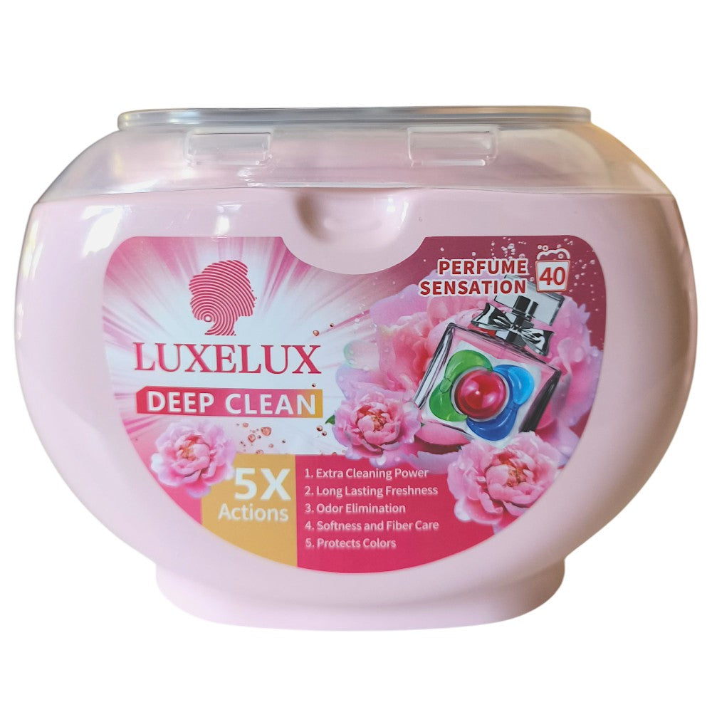 Luxelux 5in1 Deep Clean Prémium Mosókapszula, 40 db