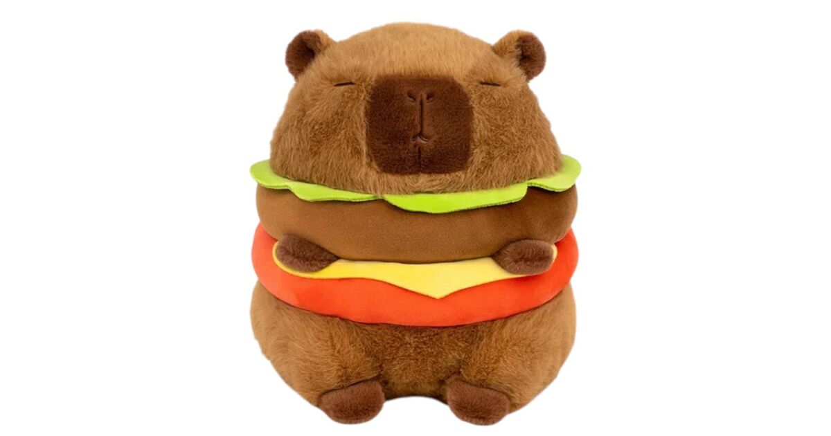 Capybara Hamburger 30cm