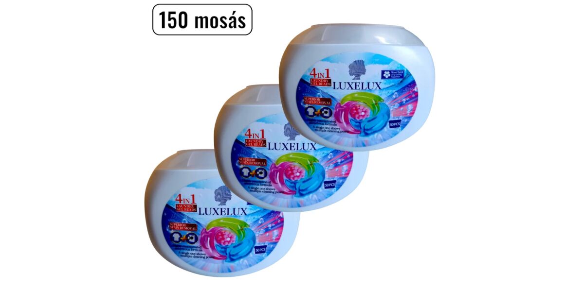 Luxelux Mosókapszula 4 in 1  - 3x50 db